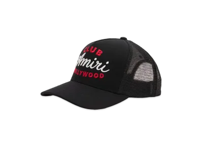 AMIRI Club Amiri Trucker Hat "Black"