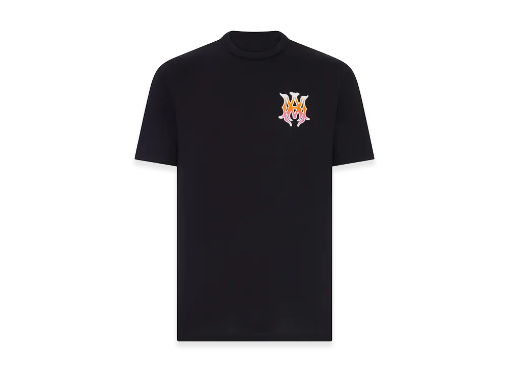 AMIRI Cotton T-Shirt With Front Logo "Black"