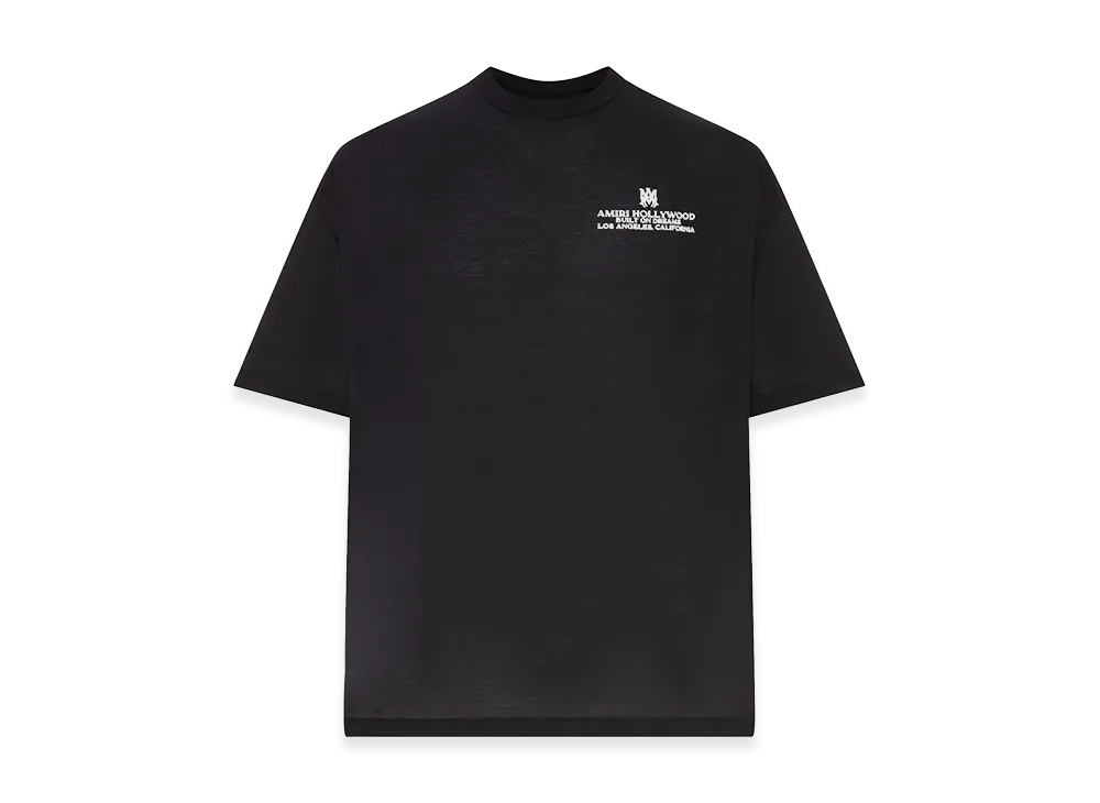 AMIRI Cotton T-Shirt With Logo "Black"