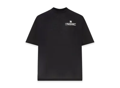 AMIRI Cotton T-Shirt With Logo "Black"