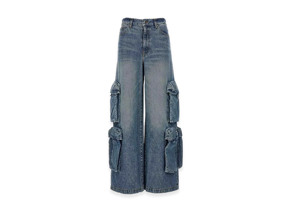 AMIRI Women's Cargo Jeans "Blue"