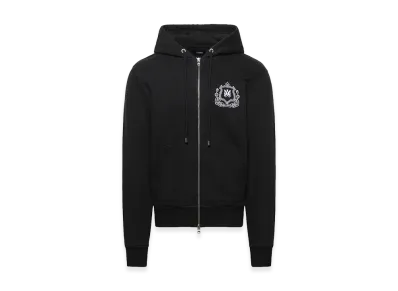 AMIRI MA Crest Zip Hoodie "Black"