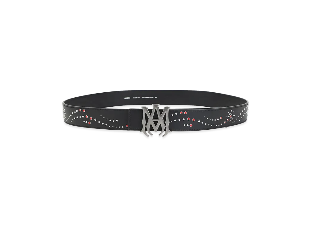 AMIRI Ma Studded 4cm Belt "Black"