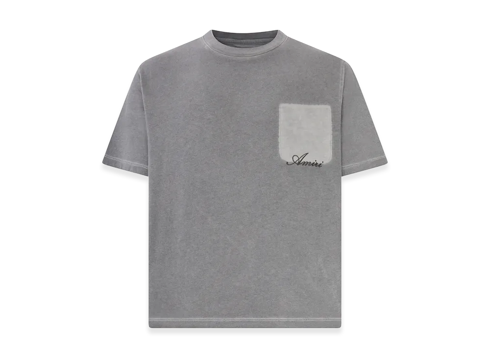 AMIRI Cotton T-Shirt With Front Logo "Black"