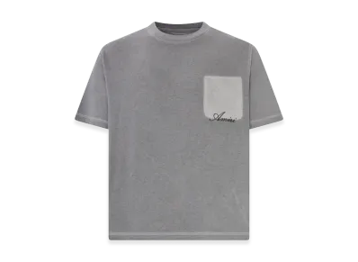 AMIRI Cotton T-Shirt With Front Logo "Black"