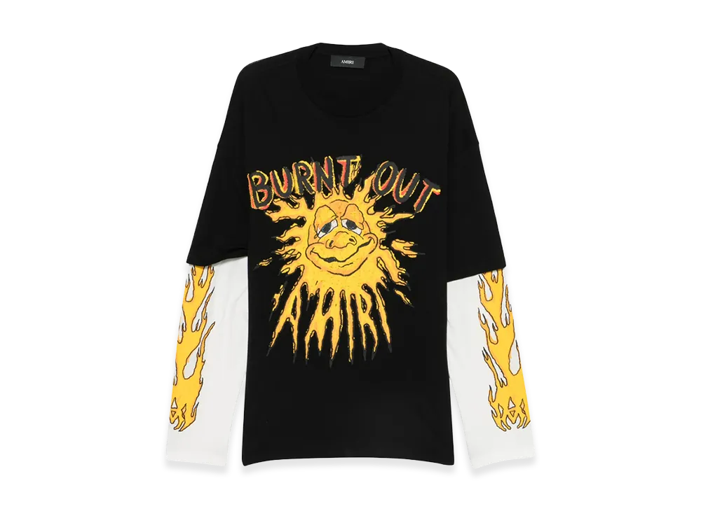 AMIRI Long Sleeve T-Shirts "Black"