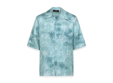 AMIRI Chateau Sketch Bowling Shirt "Ceramic"