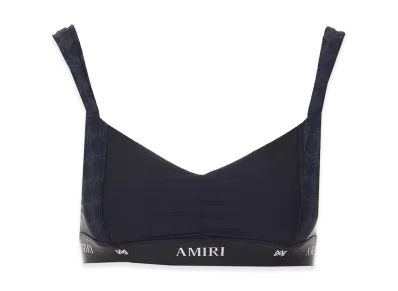 AMIRI Women's Ma Quad Sports Bra "Black/Blue"