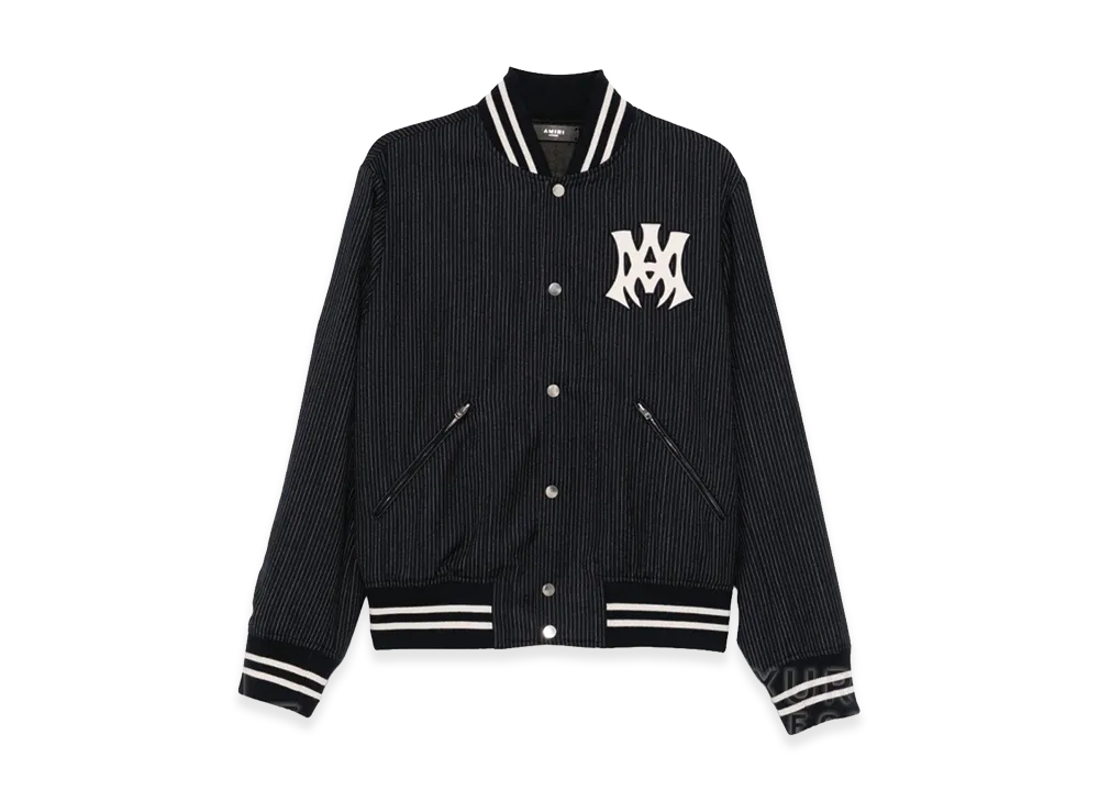 AMIRI Ma Hollywood Pinstripe Bomber "Navy"