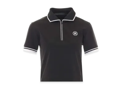 AMIRI Women's MA Embbroidered Polo "Black"