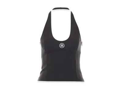 AMIRI Women's MA Halter Top "Black"