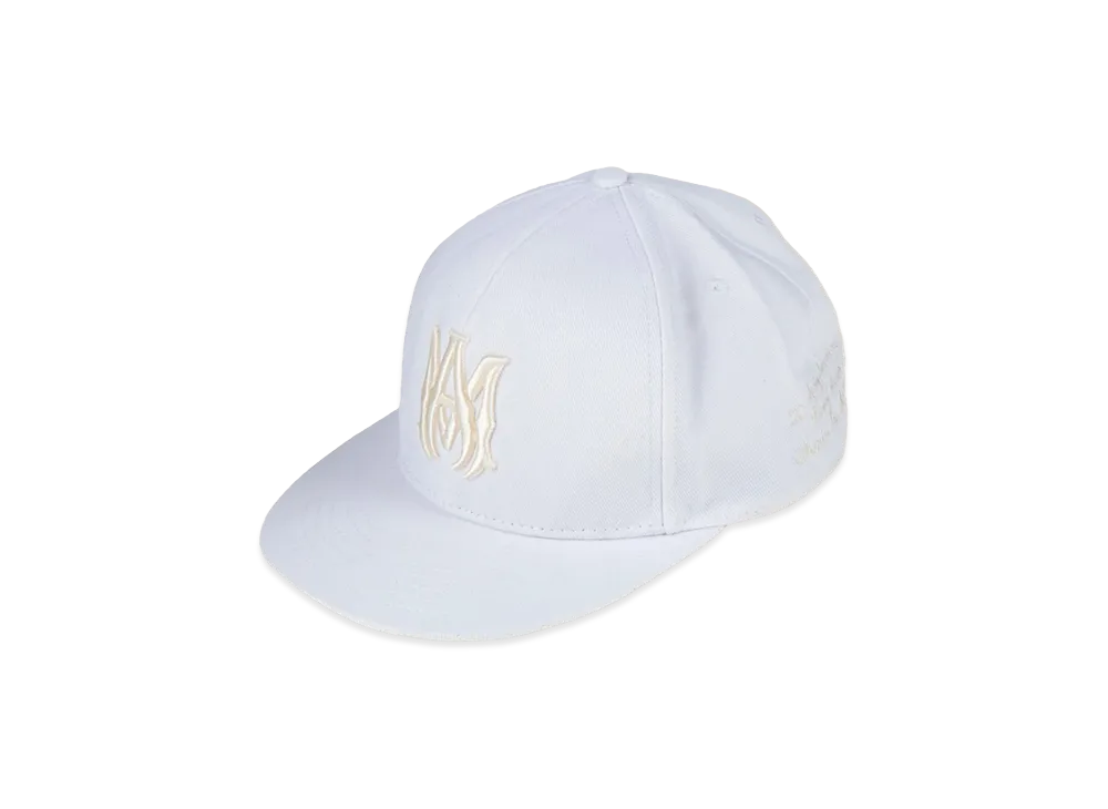 AMIRI MA Logo Fitted Cap "White"