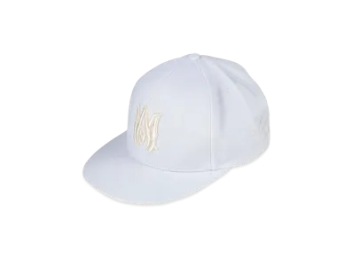 AMIRI MA Logo Fitted Cap "White"