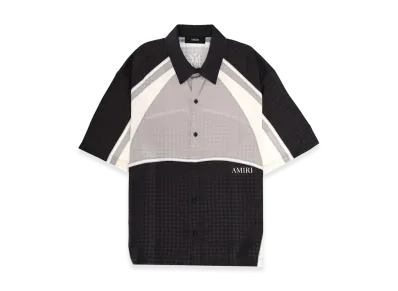 AMIRI MA Quad Panel Short Sleeve Shirt "Black"