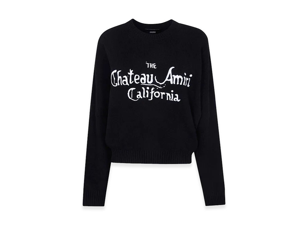 AMIRI Women's Chateau Sweater "Black"