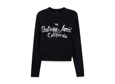 AMIRI Women's Chateau Sweater "Black"