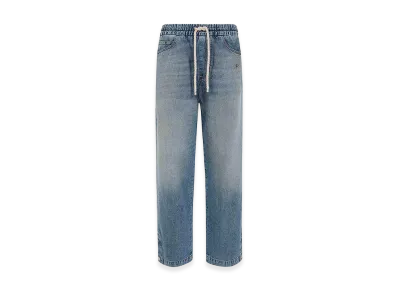 AMIRI Drawstring Baggy Jeans "Blue"