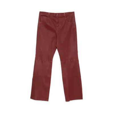 AMIRI Leather Pant "Red"