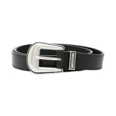 AMIRI Western Belt "Black Nickel"