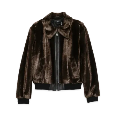 AMIRI Faux Fur Blouson "Husk"