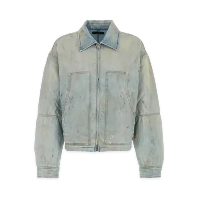 AMIRI Denim Work Jacket "Perfect Antique Indigo"