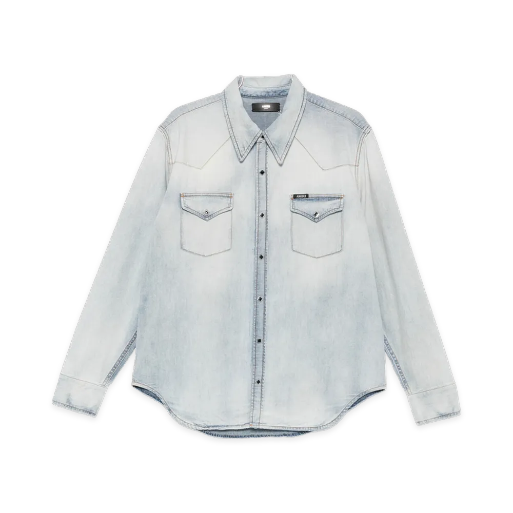 AMIRI Denim Shirt "Snow Indigo"