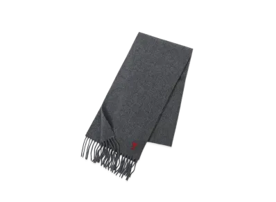 AMI PARIS Alexandre Mattiussi Muffler "Dark Gray"