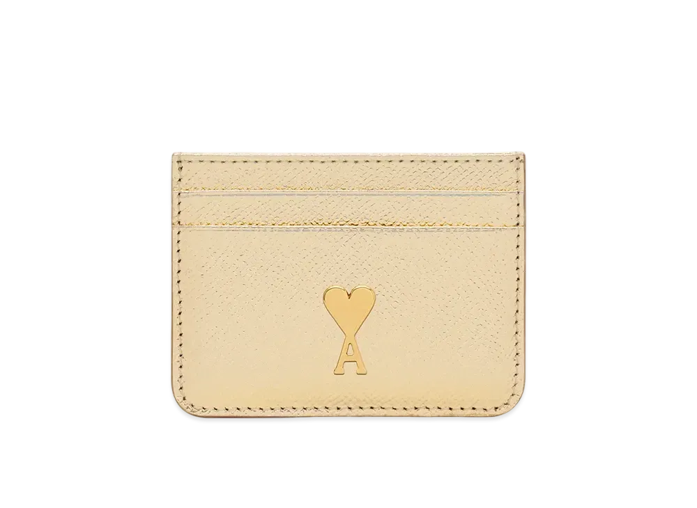 AMI PARIS Card Holder "Gold"