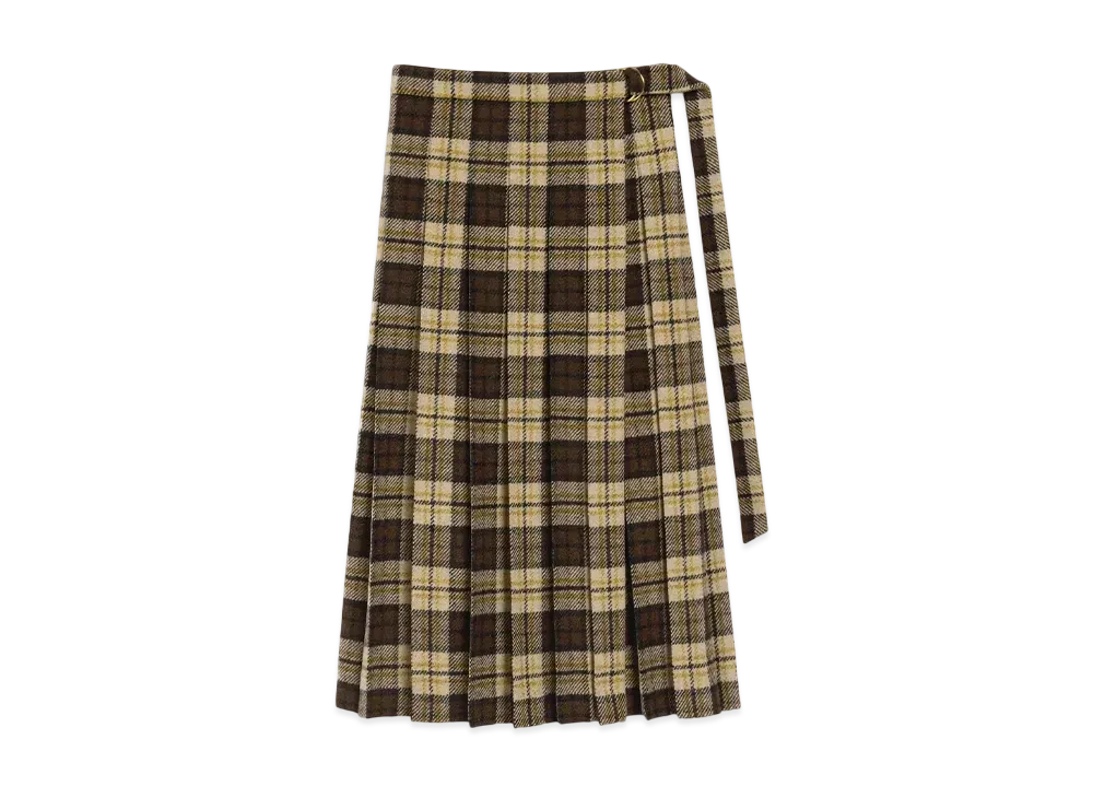 AMI PARIS Quilt Long "Brown/Beige"