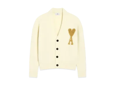 AMI PARIS Cardigan "Off White"