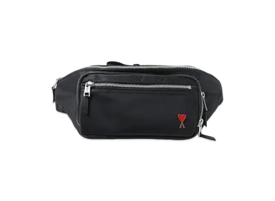 AMI PARIS Ami De Coeur Bumbag ULL "Black"