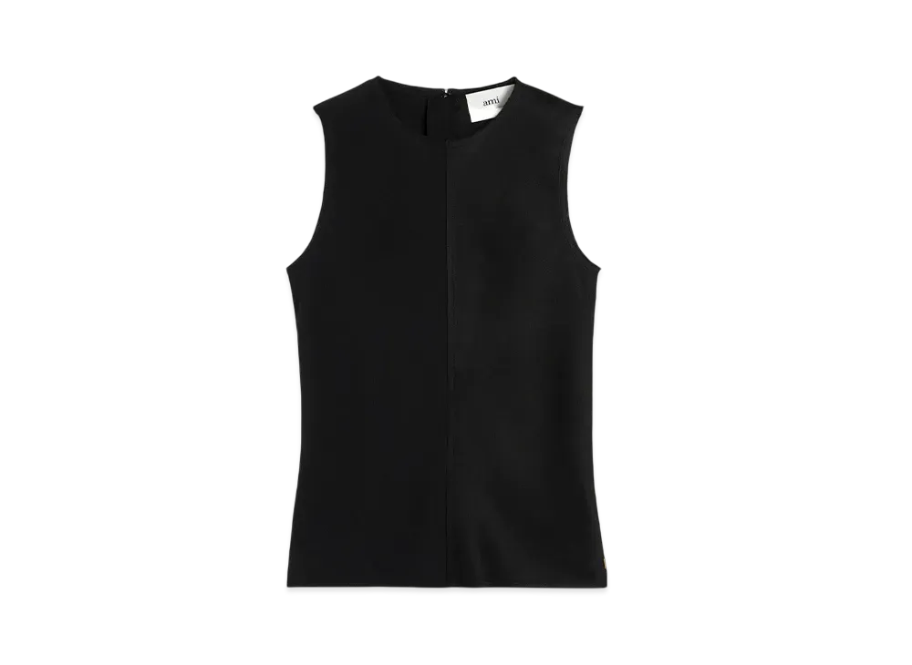 AMI PARIS Sleeveless Top "Black"