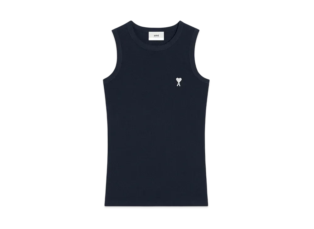 AMI PARIS Ami de Coeur Tank Top "NightBlue"