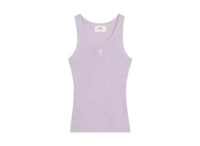 AMI PARIS Ami de Coeur Tank Top "Lilac"