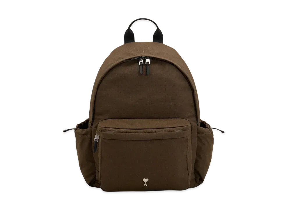 AMI PARIS Amidukur Backpack "OliveNoire"
