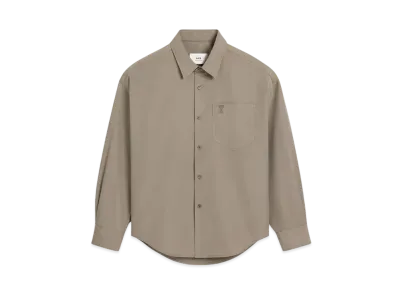 AMI PARIS Amidoucourt Boxy Shirt "Cendre"