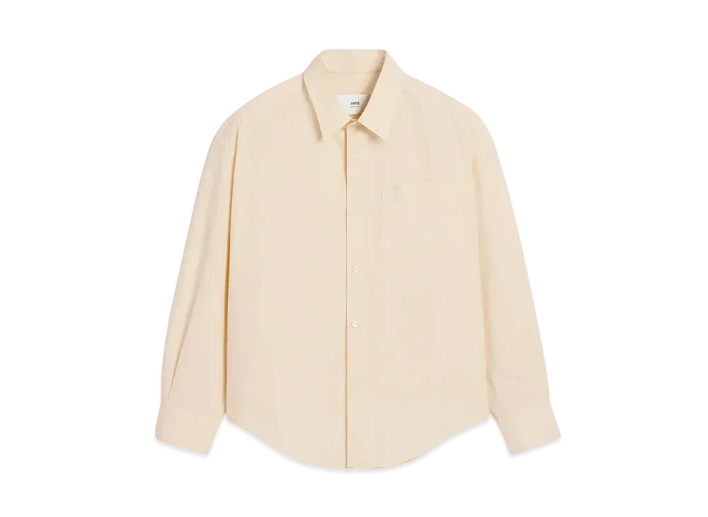 AMI PARIS Amidoucourt Boxy Shirt "BlancCreme"