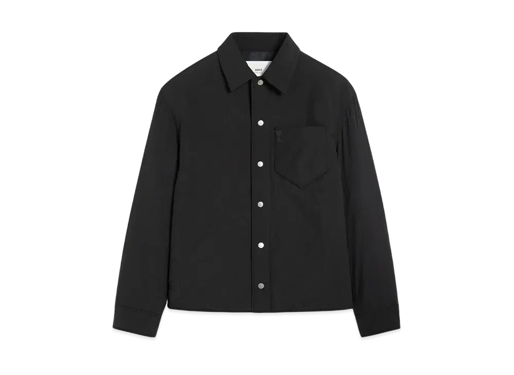 AMI PARIS Amidukur Padded Overshirt "Black"