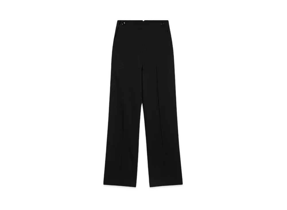 AMI PARIS Wool Sailor Pants "Black"