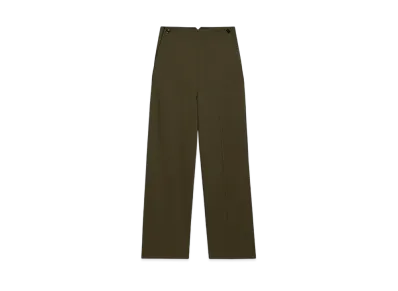 AMI PARIS Wool Sailor Pants "OliveNoire"