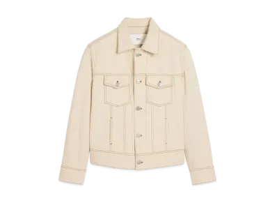 AMI PARIS Paris Trucker Jacket "BlancCreme"