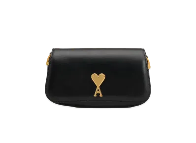 AMI PARIS Paris Paris Shoulder Bag "Black"