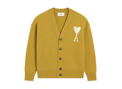 AMI PARIS Amidoucourt Cardigan "Havane/Ecru"