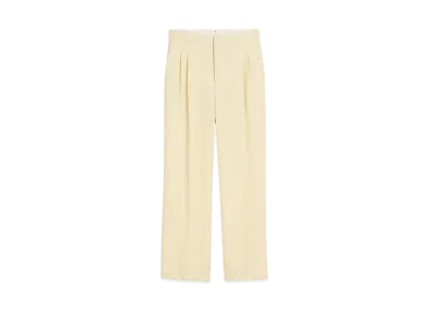 AMI PARIS Wool Large Fit Pants "Beurre"