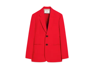 AMI PARIS Wool Semi-Lined Jacket "Coquelicot"