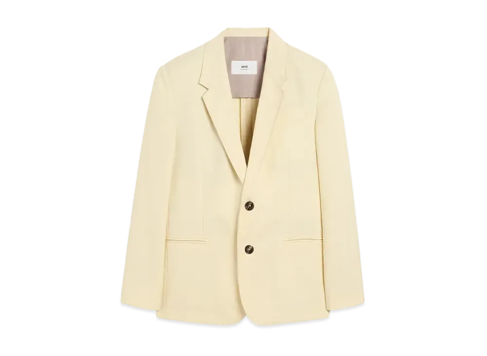 AMI PARIS Wool Semi-Lined Jacket "Beurre"