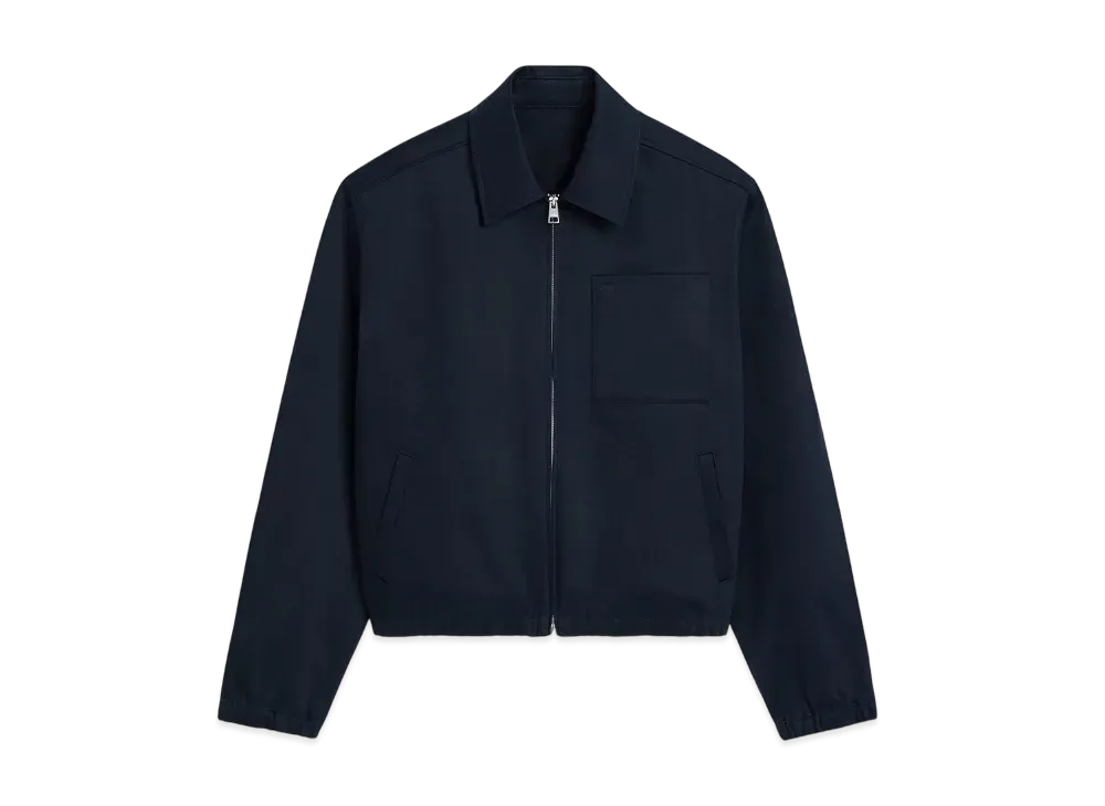 AMI PARIS Amidou Cool Zip Jacket "NavyBlue"