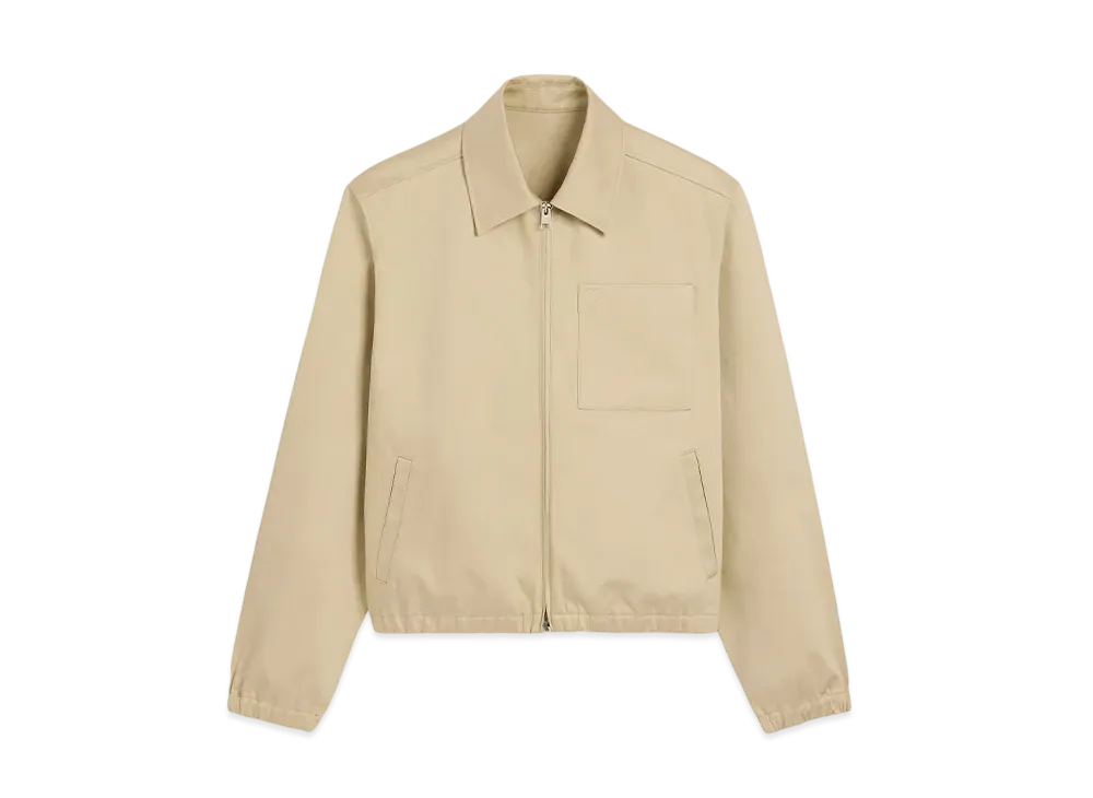 AMI PARIS Amidou Cool Zip Jacket "Gingembre"