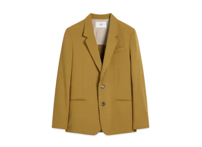 AMI PARIS Wool Semi-Lined Jacket "Havana"