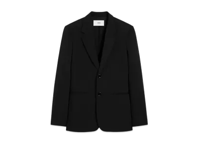 AMI PARIS Wool Semi-Lined Jacket "Black"